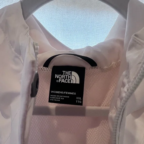 The North Face Women's Cream/White.  Woodmont Rain Parka Sz XXL Winter NEW - Picture 5 of 10